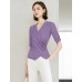 V-Neck Wrap Ribbed Top