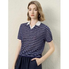 The Timeless Striped Knit Polo