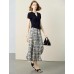 Tailored Open-Collar Knit Top