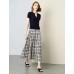 Tailored Open-Collar Knit Top