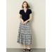 Tailored Open-Collar Knit Top