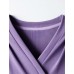 V-Neck Wrap Ribbed Top
