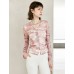 V-Neck Tie Dye Button Up Top