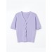 V-Neck Cable-Knit Short Sleeve Top V-Neck Cable-Knit Short Sleeve Top