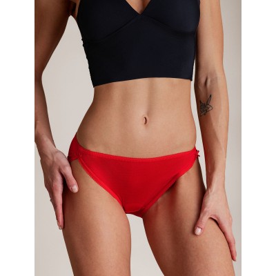 Pure Silk Panty with Bow Design