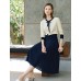 Contrast Bow Detail Knit Cardigan Contrast Bow Detail Knit Cardigan