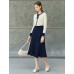 Contrast Bow Detail Knit Cardigan Contrast Bow Detail Knit Cardigan